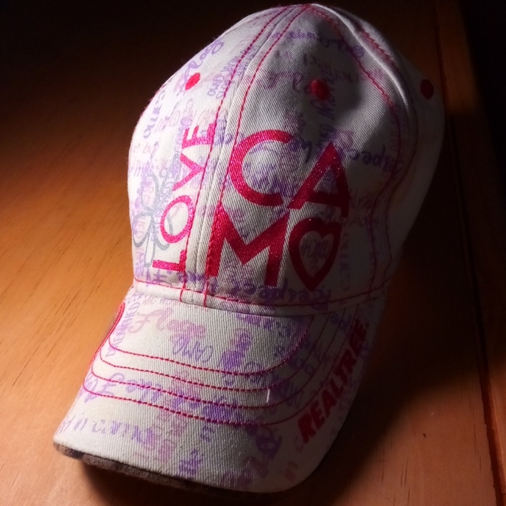 "I love camo" hat